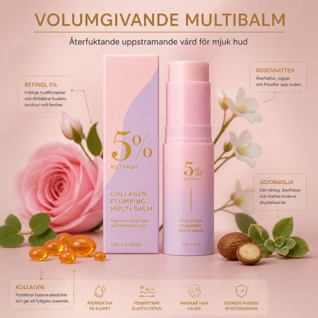 Volymgivande Multibalm – Återfuktande Uppstramande Vård För Mjuk Hud