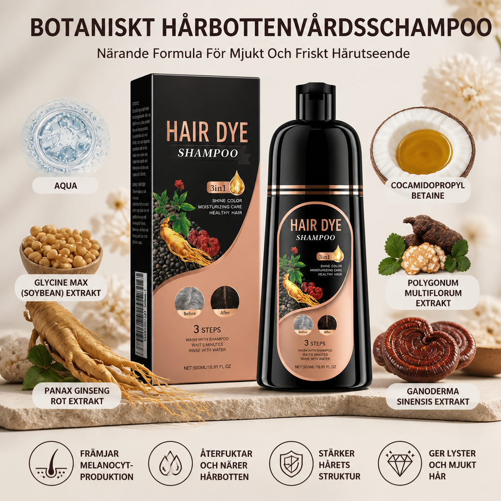 Botaniskt Hårbottenvårdsschampo – Närande Formula För Mjukt Och Friskt Hårutseende
