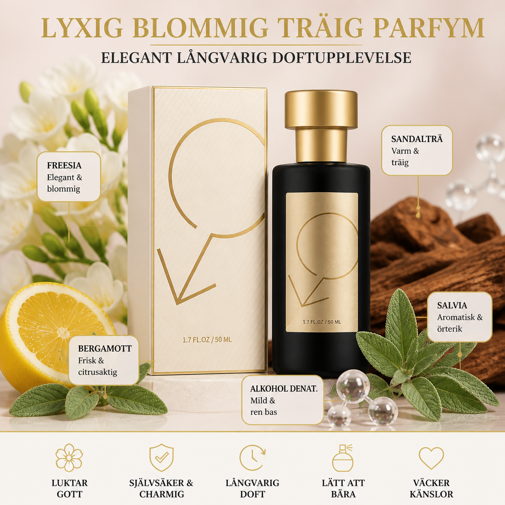 Lyxig Blommig Träig Parfym – Elegant Långvarig Doftupplevelse