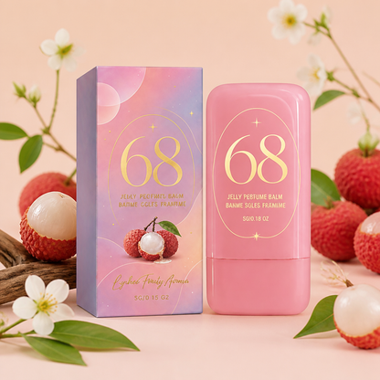 Lychee Solid Perfume Balm – Fräsch fruktig doft för smidiga påfyllningar under dagen