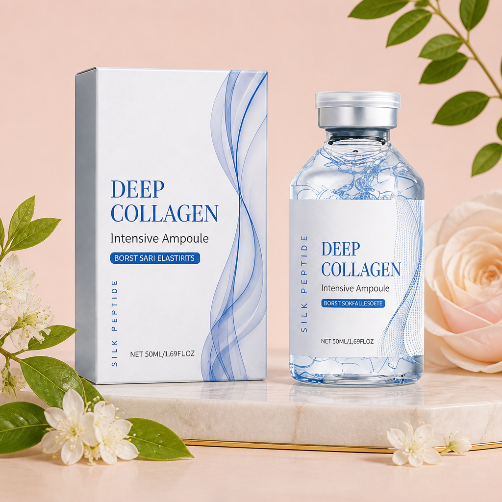 Djup Kollagenpeptidampull – Intensivt Uppstramande Serum För Hudens Elasticitet