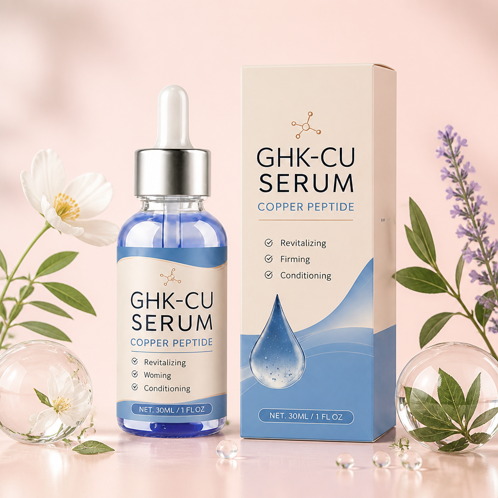 Kopparpeptid GHK-Cu – Lätt Serum För En Fastare och Slätare Hudkänsla