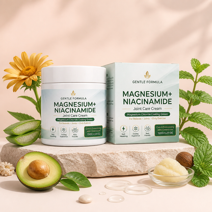 Magnesium & niacinamid kylande kräm – Daglig komfort för muskler och leder