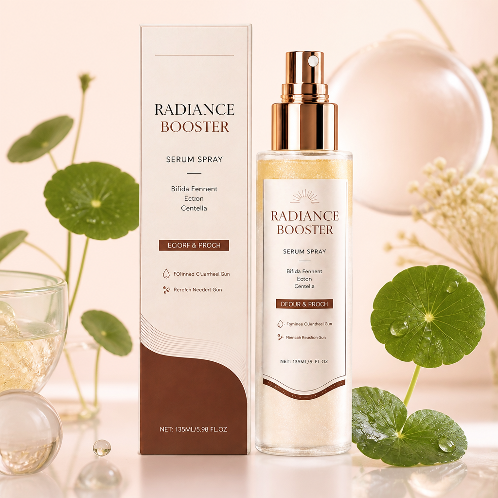 Strålande Boosterserum Spray – Återfuktar För Fräsch Hud Med Lyster