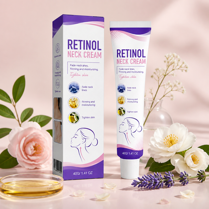 Retinolhalskräm – Återfuktande formula för ett slätare hudutseende på halsen