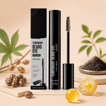 Omedelbar Färgförbättrande Gel För Skägg & Ögonbryn – Naturlig Mörk Finish