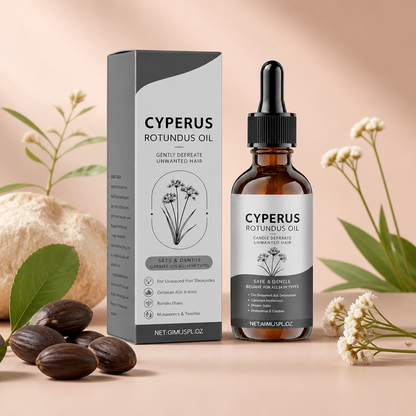 Cyperus Rotundus-olja för slät hud efter hårborttagning