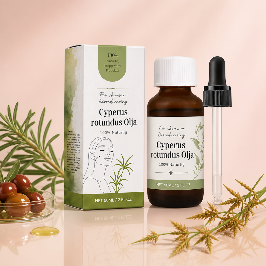 Cyperus Rotundus-olja – Naturligt baserad formula för slät hudvård