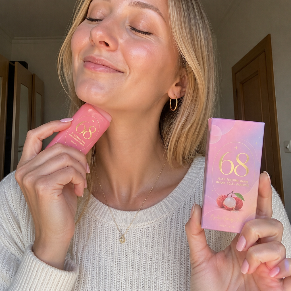 Lychee Solid Perfume Balm – Fräsch fruktig doft för smidiga påfyllningar under dagen