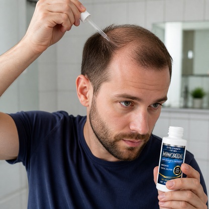 Minoxidil 5 % hårbottenserum – Lätt formula för ett fylligare hårutseende och vård