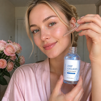 Djup Kollagenpeptidampull – Intensivt Uppstramande Serum För Hudens Elasticitet