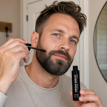 Omedelbar Färgförbättrande Gel För Skägg & Ögonbryn – Naturlig Mörk Finish