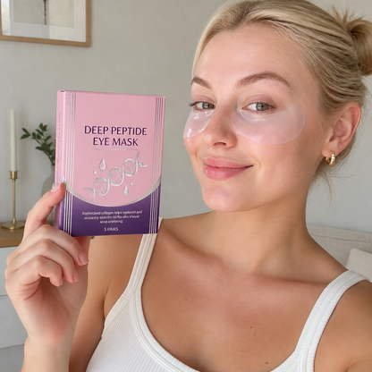 Peptid- och kollagenögonmasker – Återfuktande vård för en slät och fräsch look
