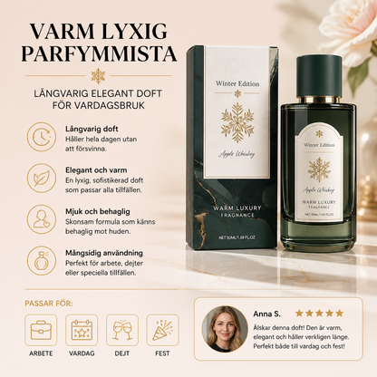 Varm lyxig parfymmista – långvarig elegant doft för vardagsbruk