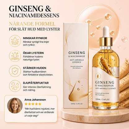 Ginseng & Niacinamidessens – Närande Formel För Slät Hud Med Lyster