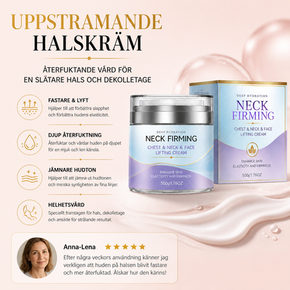 Uppstramande halskräm – Återfuktande vård för en slätare hals och dekolletage