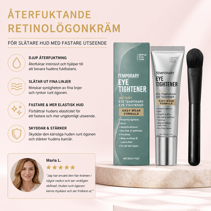 Återfuktande retinolögonkräm för slätare hud med fastare utseende