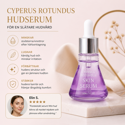 Cyperus Rotundus-hudserum för en slätare hudvård