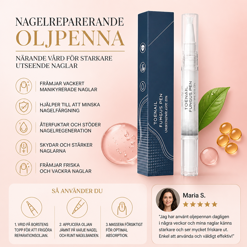 Nagelreparerande Oljepenna – Närande Vård För Starkare Utseende Naglar