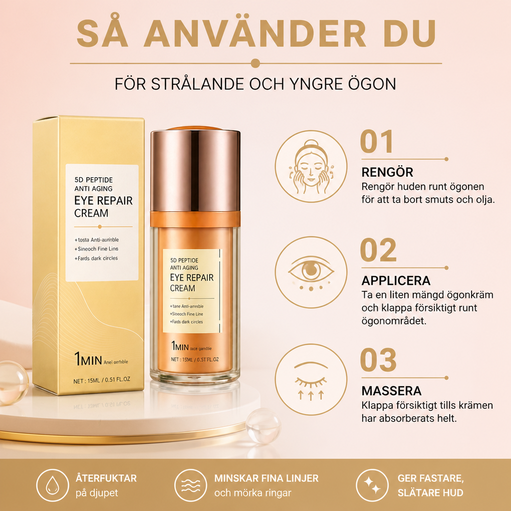 Retinolögonkräm – Återfuktande vård för slätare hud runt ögonen