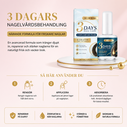 3 dagars nagelvårdsbehandling – Närande formula för friskare naglar