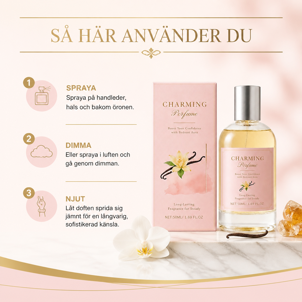 Elegant vanilj- och amberparfym – varm doft för vardaglig sofistikering