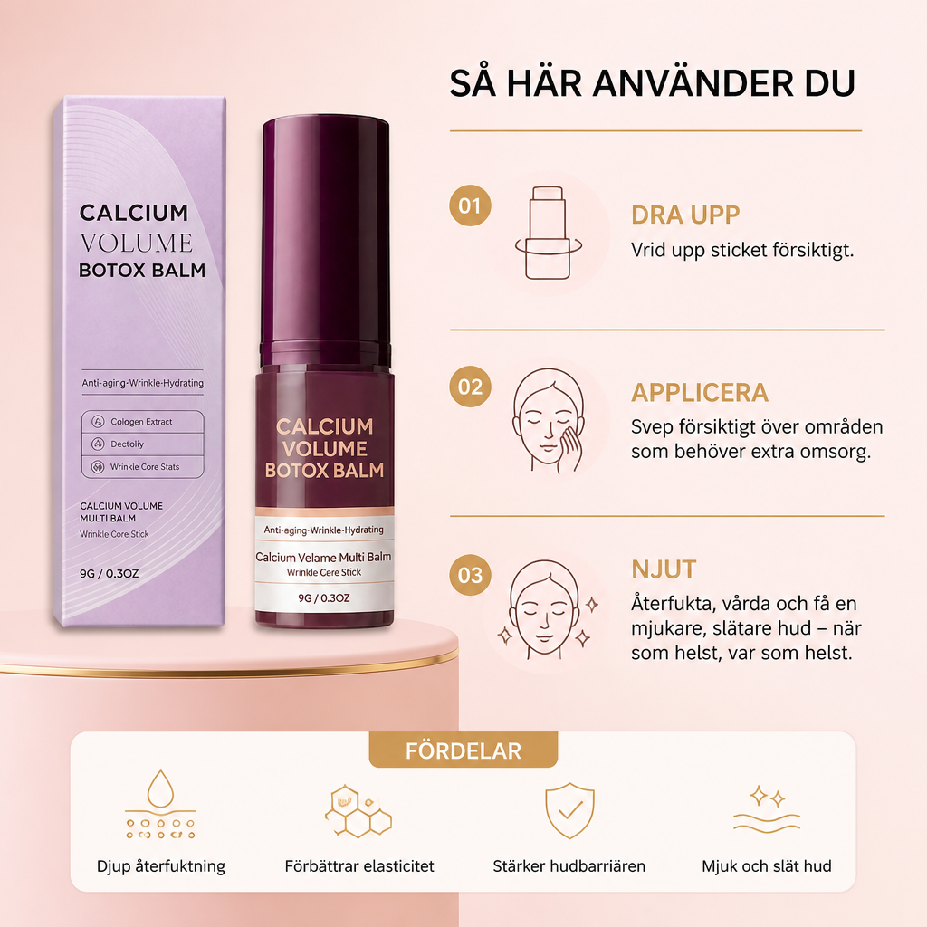 Kollagenmultibalm i stickformat – djup återfuktning för mjuk och slät hud