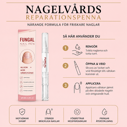 Nagelvårdsreparationspenna – närande formula för friskare naglar