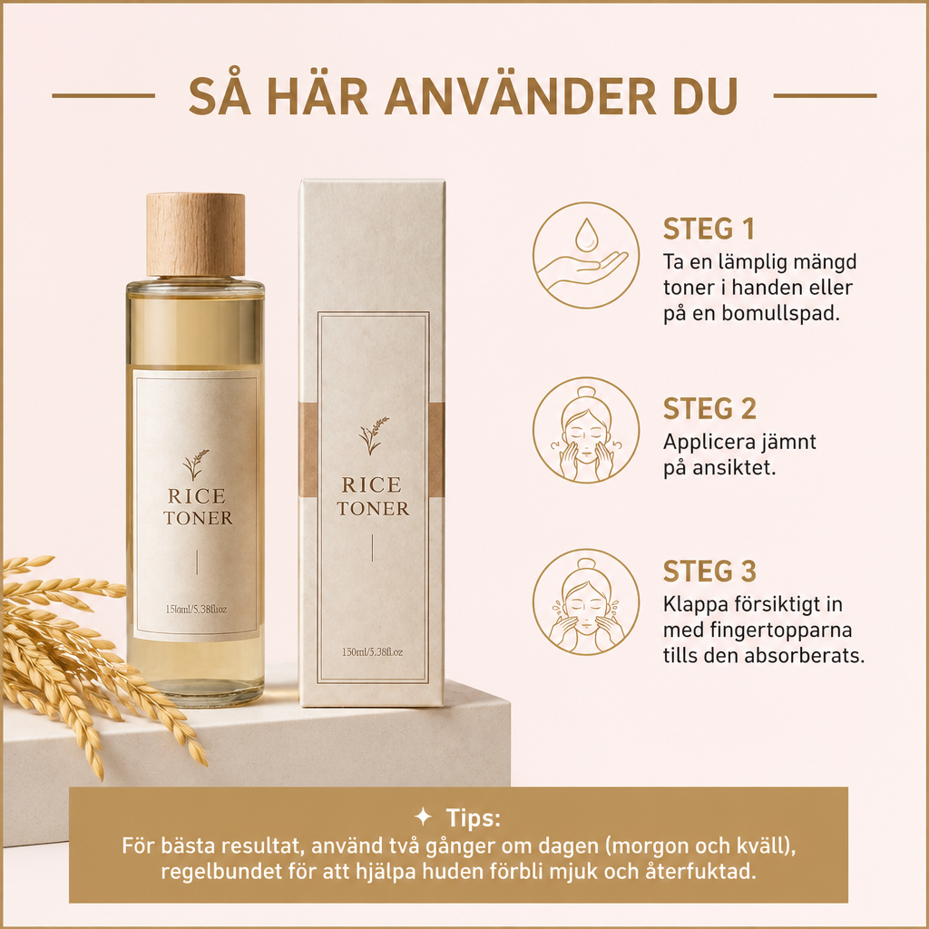 Hyaluronsyra Risvatten – Återfuktande Formel För Slät Hud Med Lyster