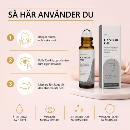 Återfuktande ögonserumrulle med vitamin E för slät och fräsch hud