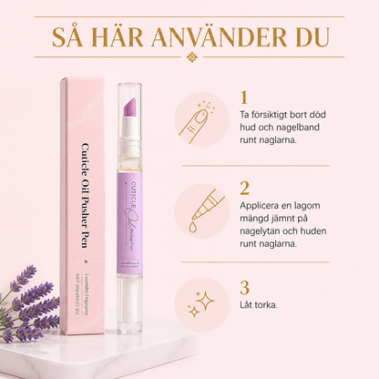 Återfuktande nagelvård – Närande formula för mjuka nagelband och släta naglar