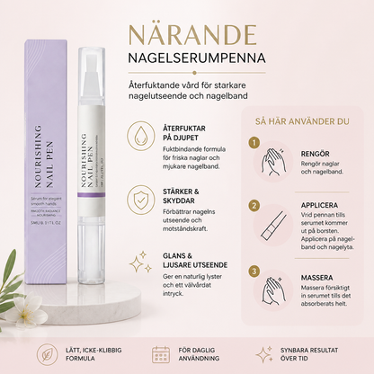 Närande Nagelserumpenna – Återfuktande Vård För Starkare Nagelutseende Och Nagelband
