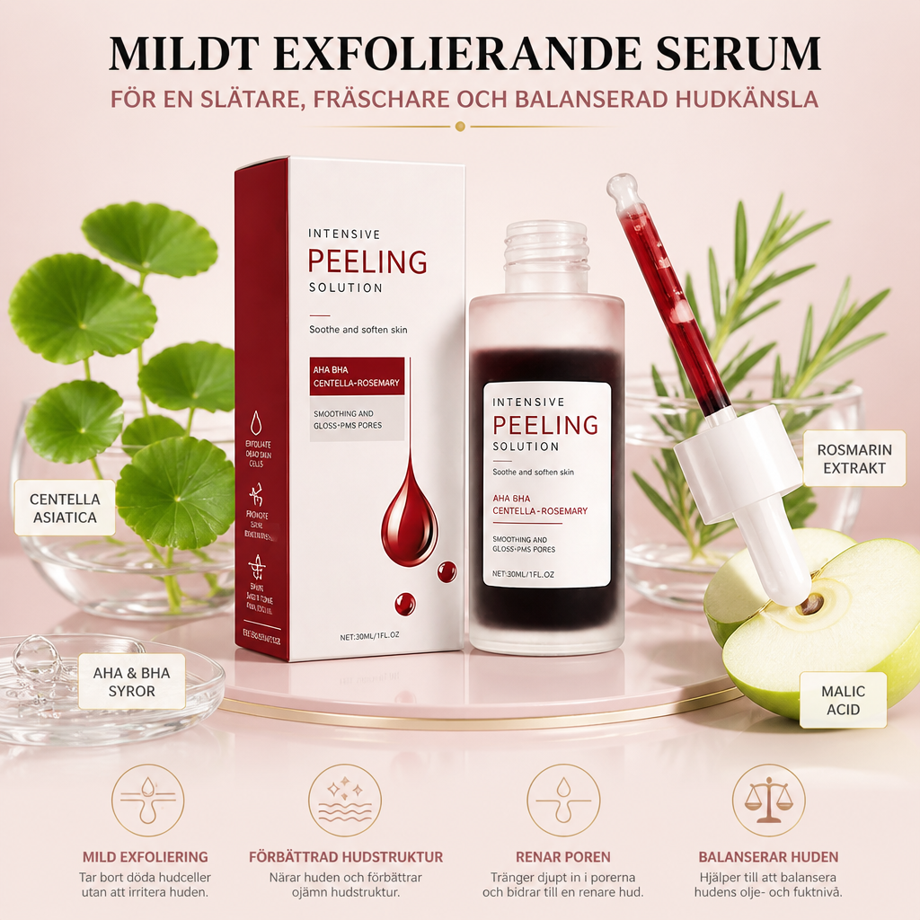 Mildt Exfolierande Serum – För En Slätare, Fräschare och Balanserad Hudkänsla