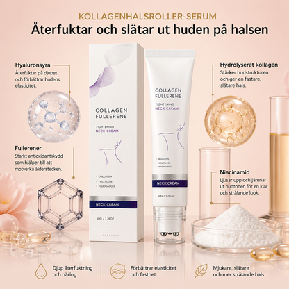 Kollagenhalsroller-serum – Återfuktande formula för en slätare hals