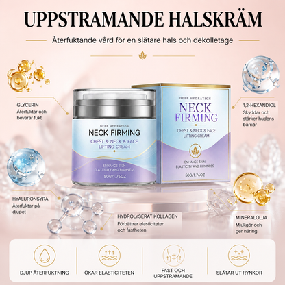 Uppstramande halskräm – Återfuktande vård för en slätare hals och dekolletage