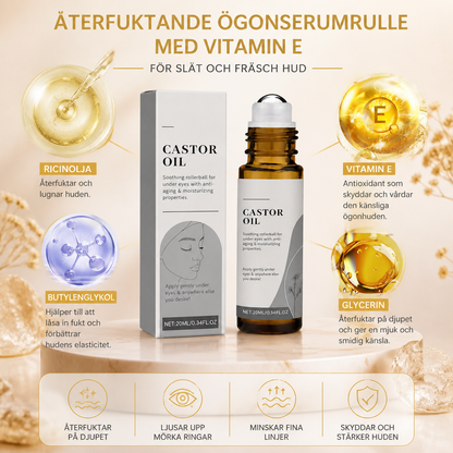 Återfuktande ögonserumrulle med vitamin E för slät och fräsch hud