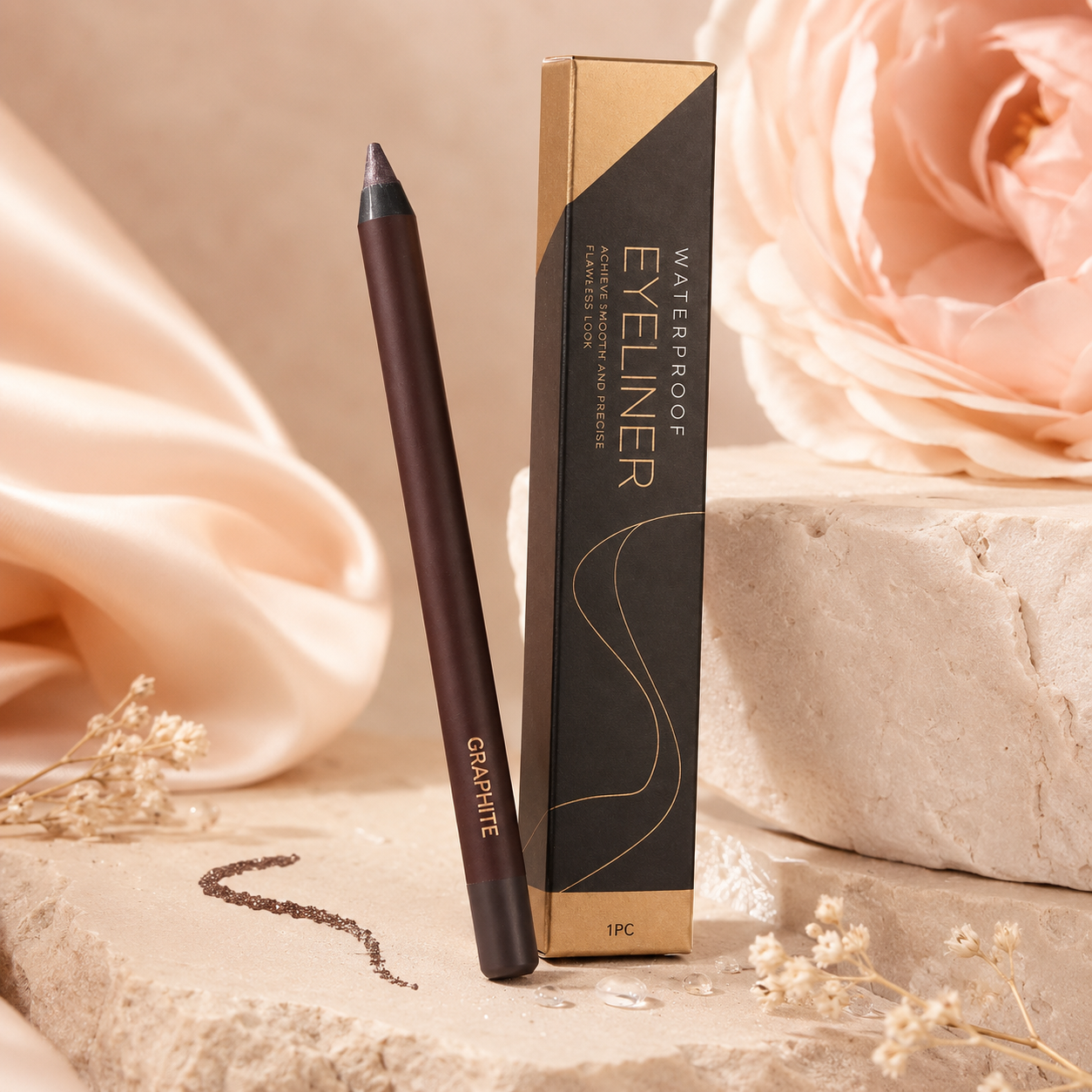 Svenska Beauty Vattenfast Glittergel-Eyeliner formel och ingredienser