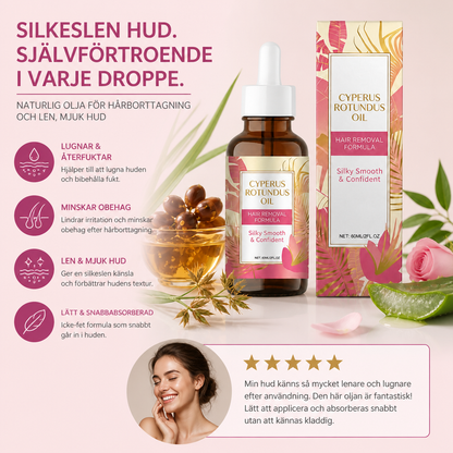 Cyperus Rotundus-Olja – Naturligt Framställd Formula För Silkeslen Och Mjuk Hud