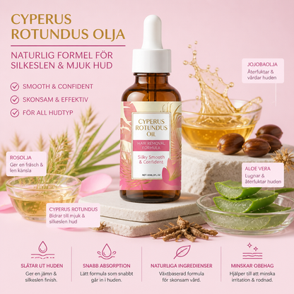Cyperus Rotundus-Olja – Naturligt Framställd Formula För Silkeslen Och Mjuk Hud