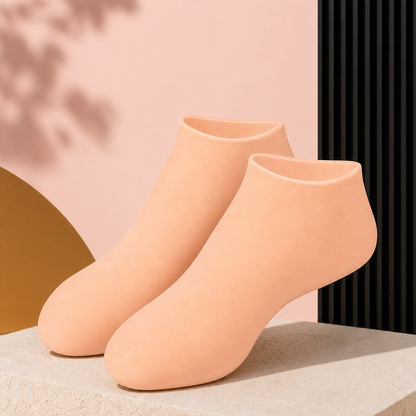Silikon Gel Fuktgivande Spa-Strumpor För Torra Och Spruckna Fötter