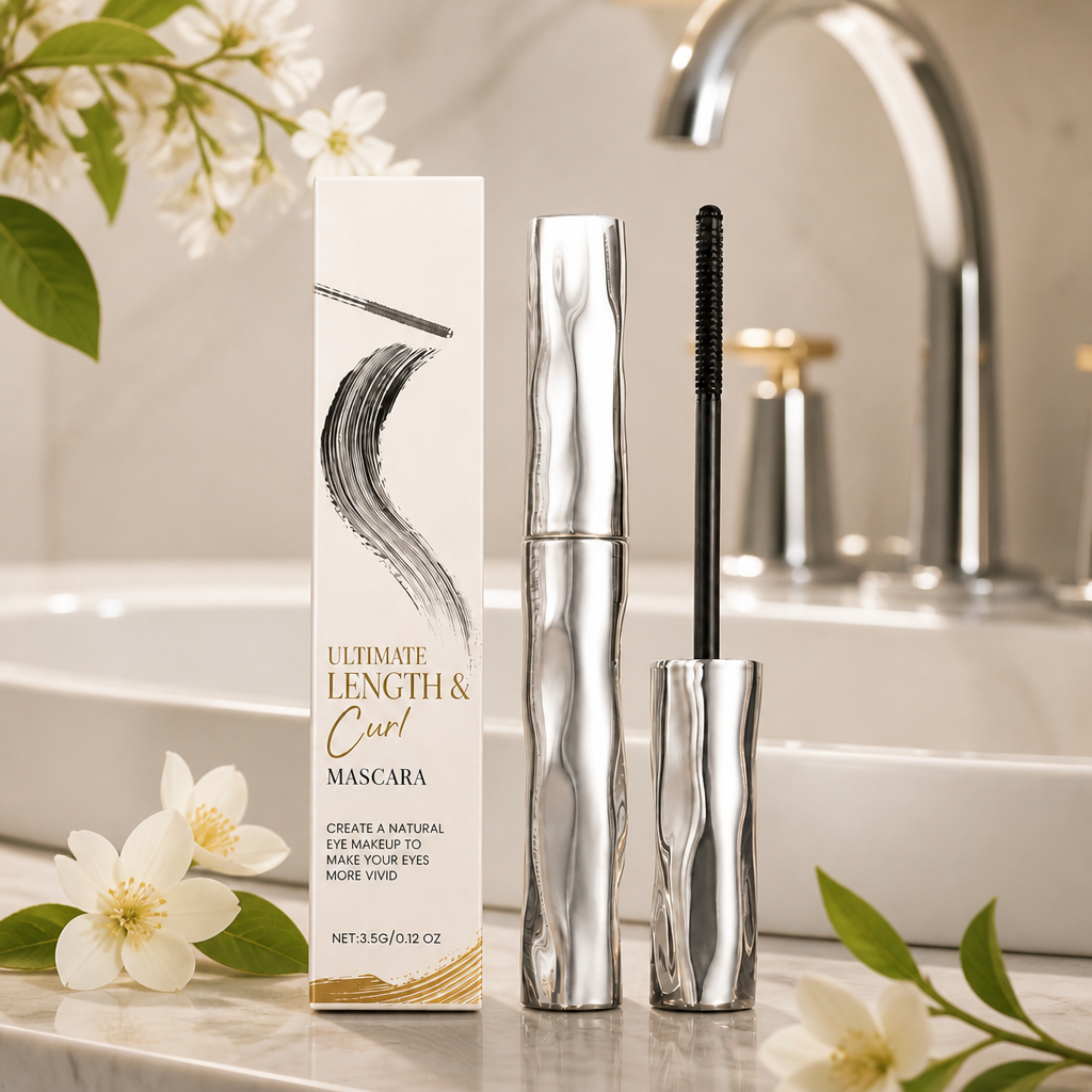 Vattenfast Lockande & Förlängande Mascara – Långvarig Kladdfri Formula