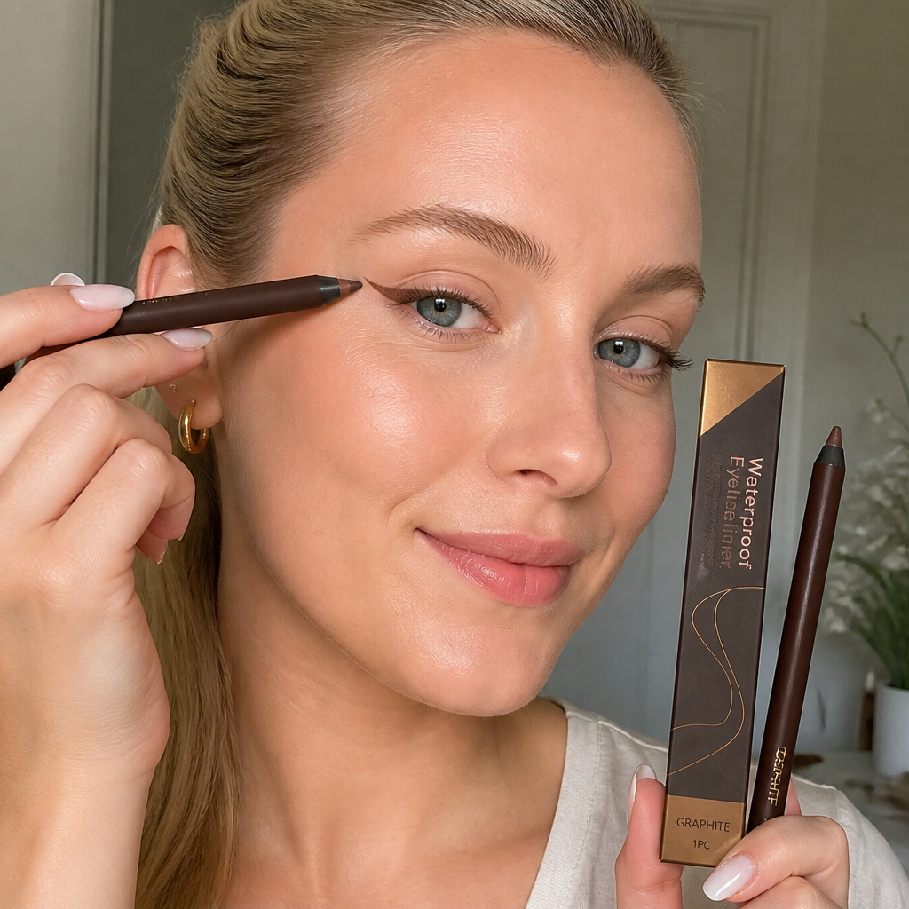 Vattenfast Glittergel-Eyeliner – Långvarig Kladdfri Färg