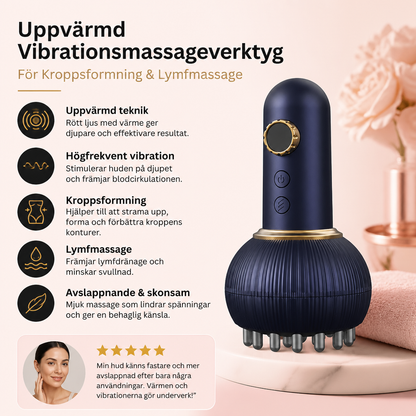 Uppvärmd Vibrationsmassageverktyg För Kroppsformning & Lymfmassage