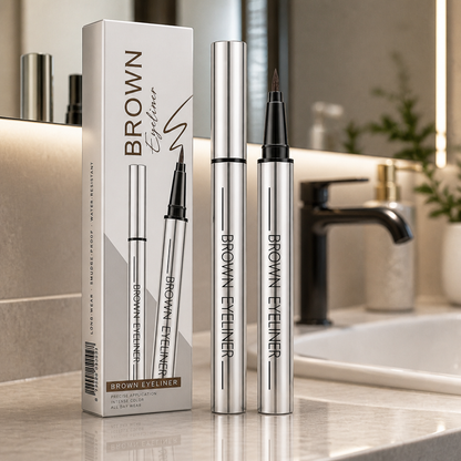 Ultraprecisionspenna för vattenfast flytande eyeliner