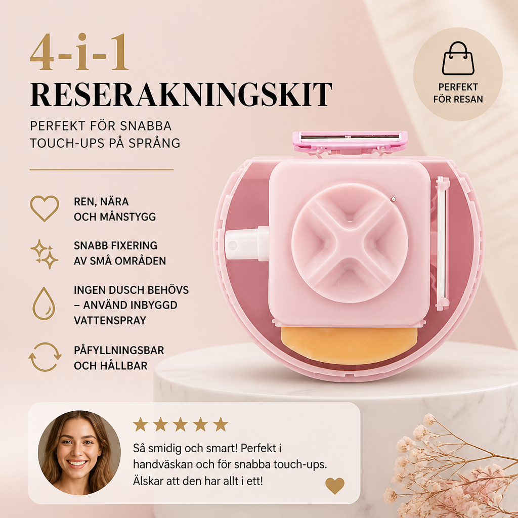 4-i-1 Reserakningskit – Perfekt För Snabba Touch-ups På Språng