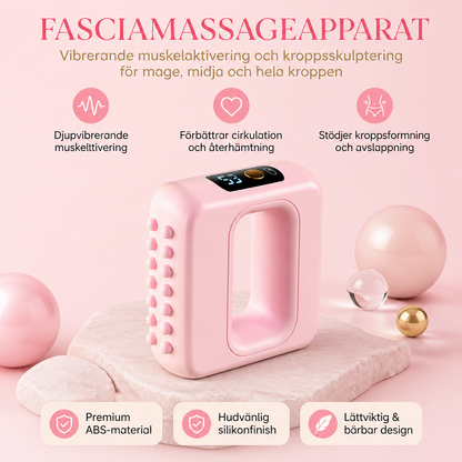 Fasciamassageapparat – Vibrerande muskelaktivering och kroppsskulptering för mage, midja och hela kroppen