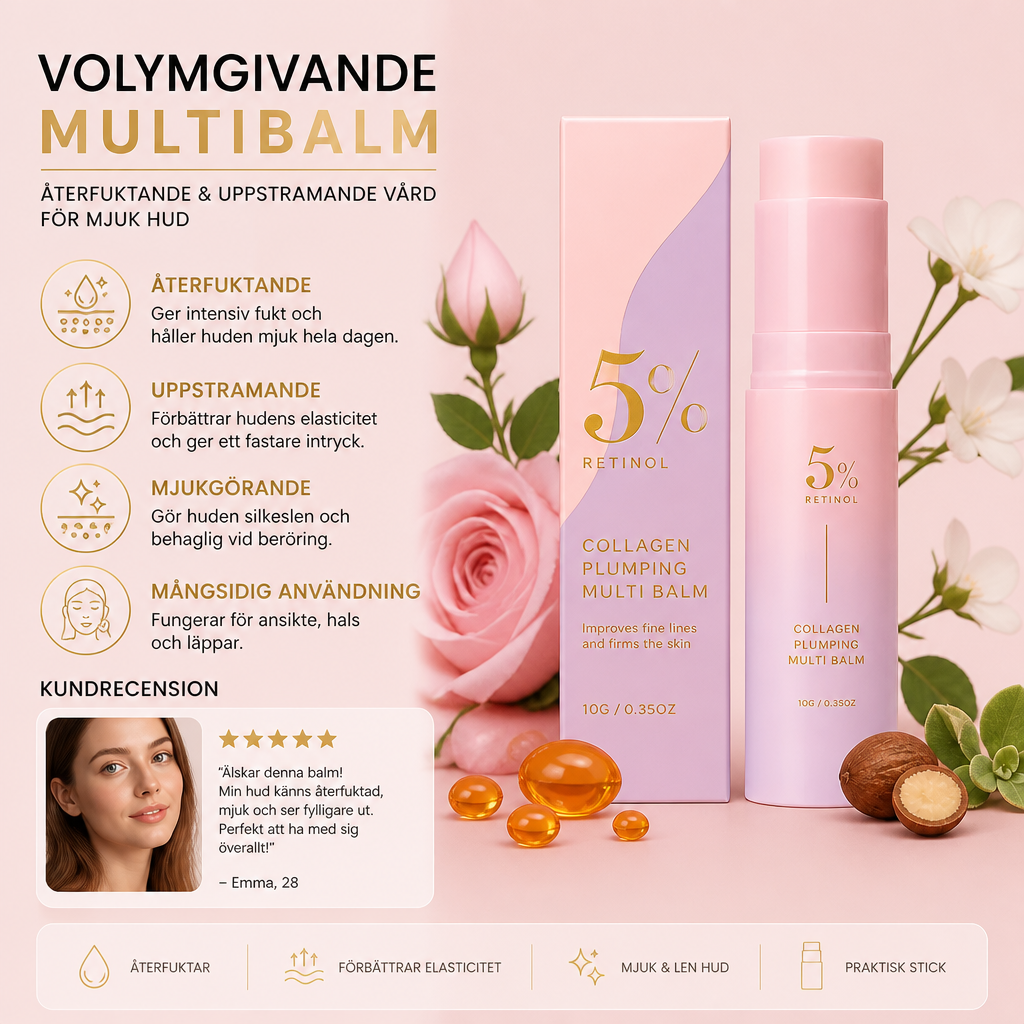 Volymgivande Multibalm – Återfuktande Uppstramande Vård För Mjuk Hud