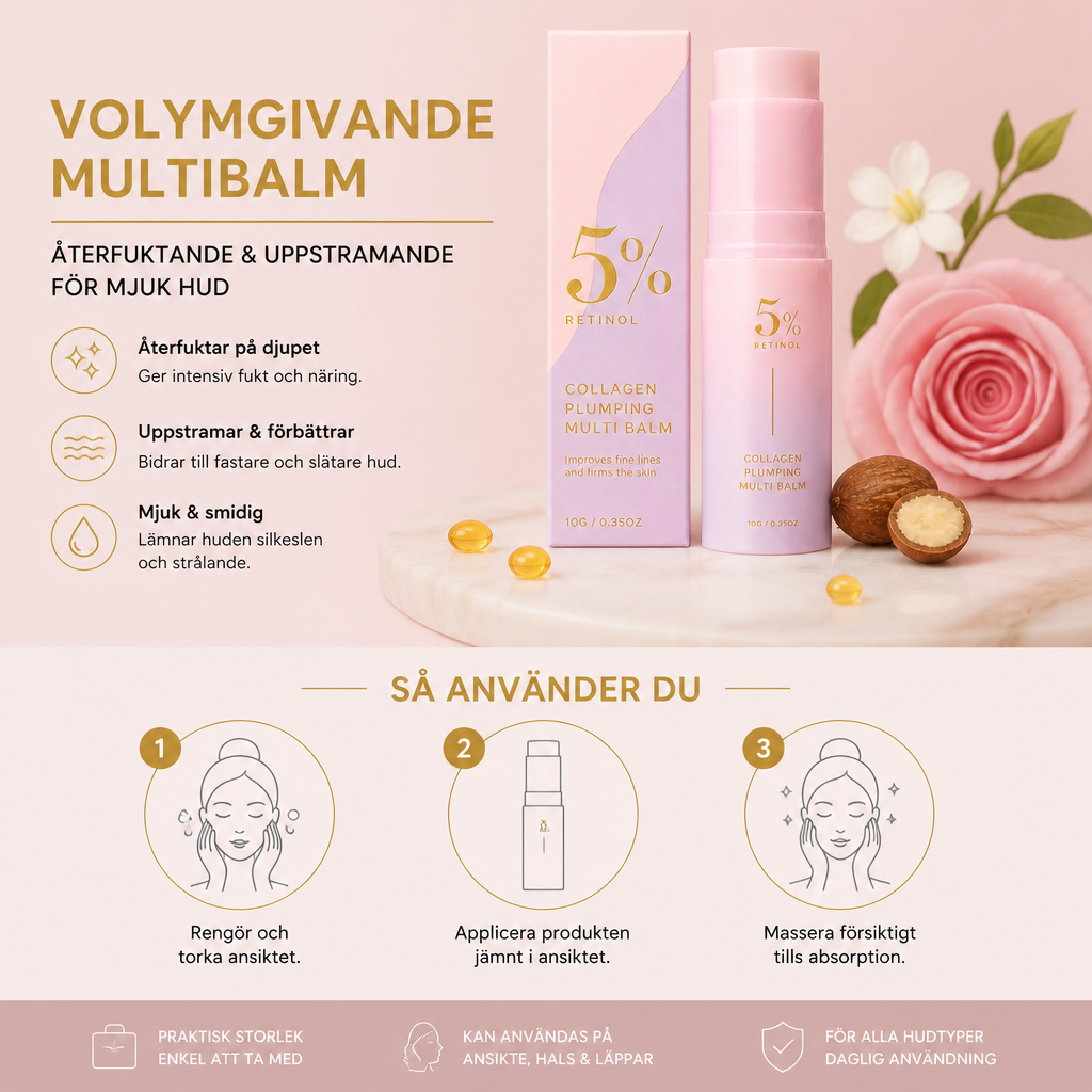 Volymgivande Multibalm – Återfuktande Uppstramande Vård För Mjuk Hud