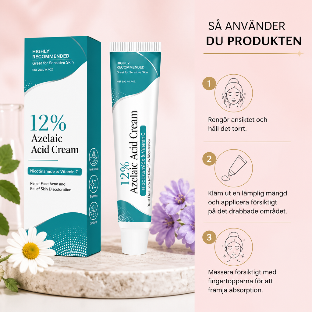 Azelaic Acid Cream – Lätt Återfuktande Formula För En Slätare Hudutseende