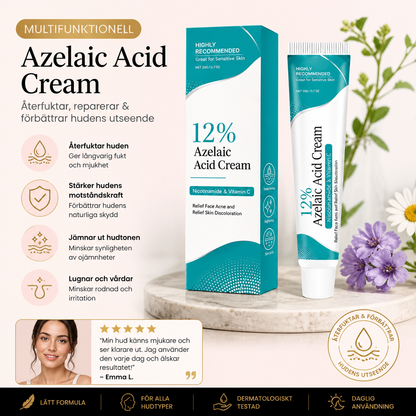 Azelaic Acid Cream – Lätt Återfuktande Formula För En Slätare Hudutseende